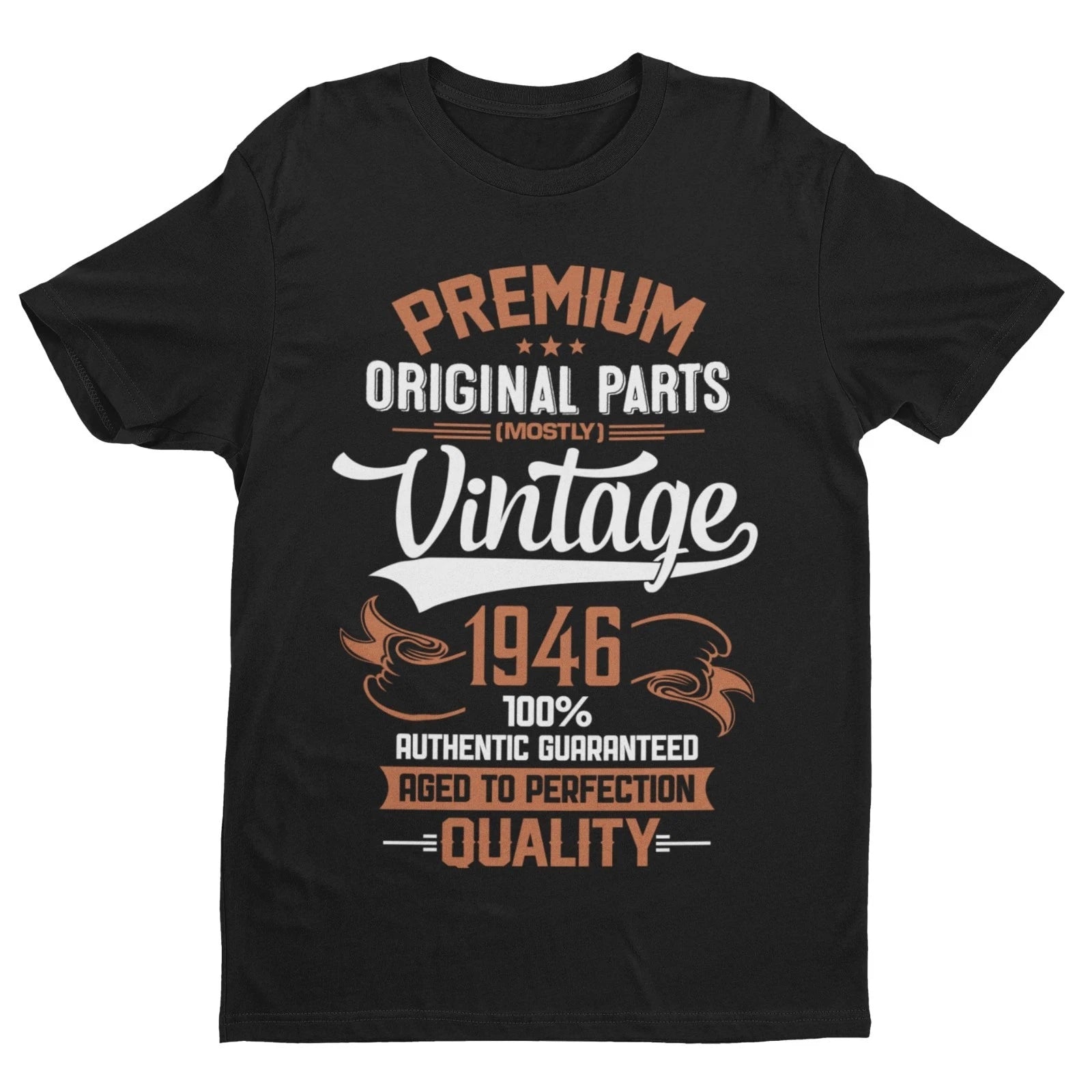 Vintage 1946 80th Birthday T Shirt 80 in 2026 Premium Original Parts Mostly