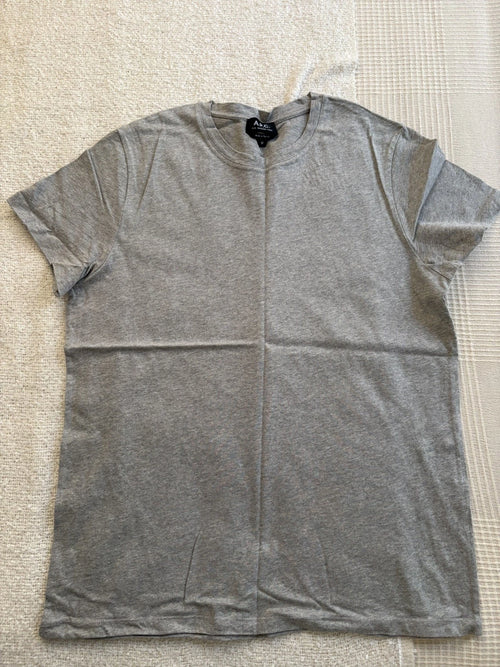A.P.C. Rue Madame Paris NEW!! Grey Cotton T-Shirt Size Medium NWT