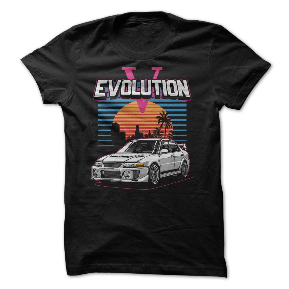 Mitsubishi Lancer Evolution Evo V Graphic Tee T-shirt