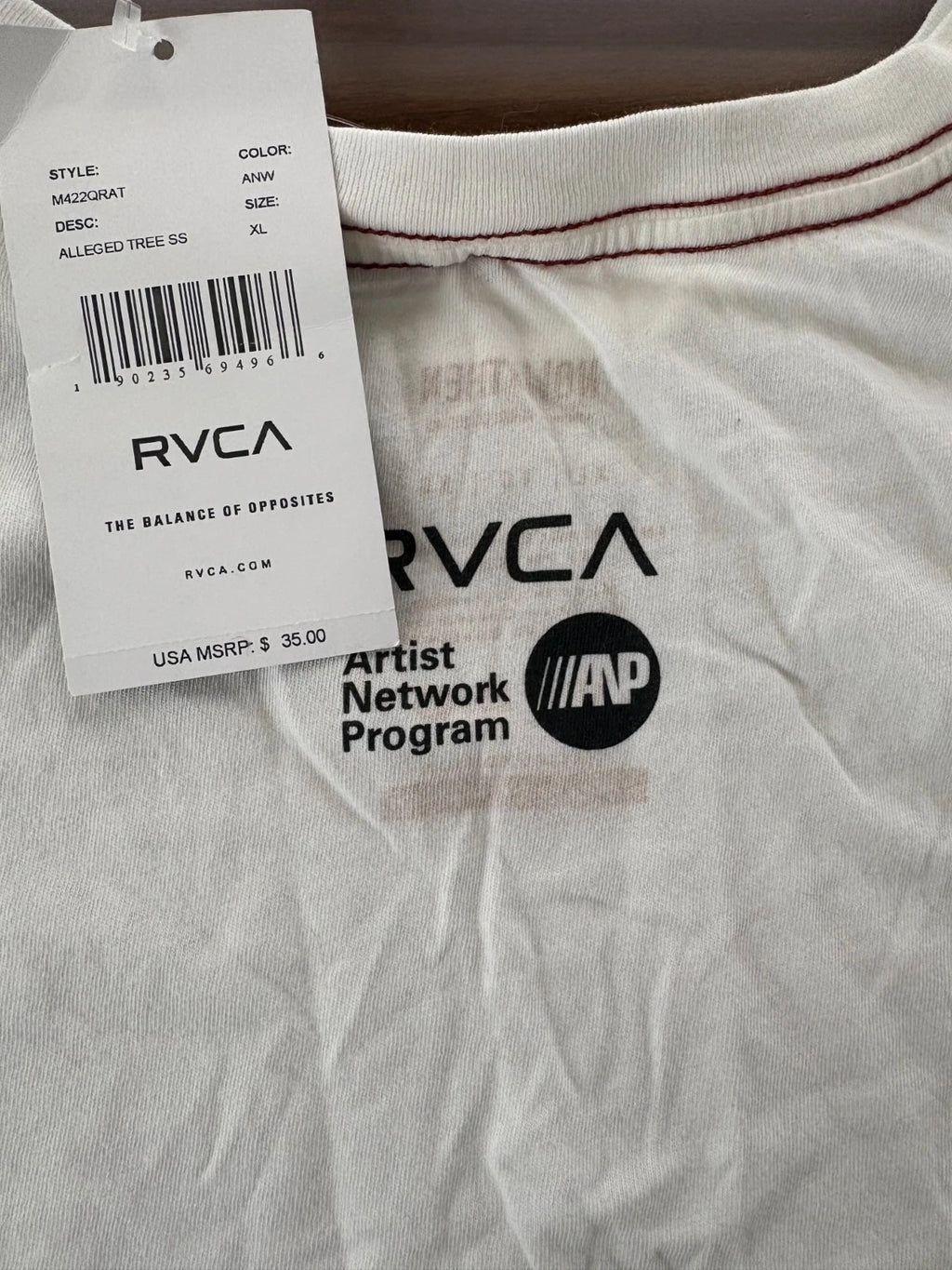 (XL) RVCA MARGARET KILGALLEN ALLEGED TEE