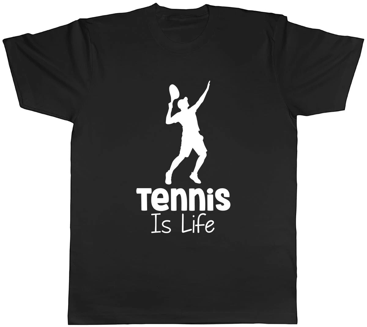 Tennis is Life Mens Unisex T-Shirt Tee