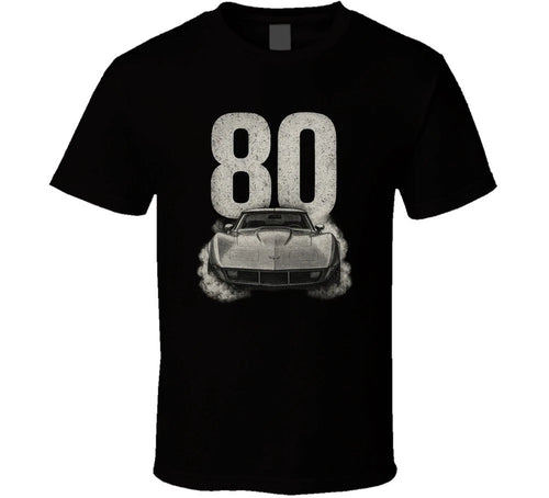 1980 Vette Muscle Car Fan T Shirt
