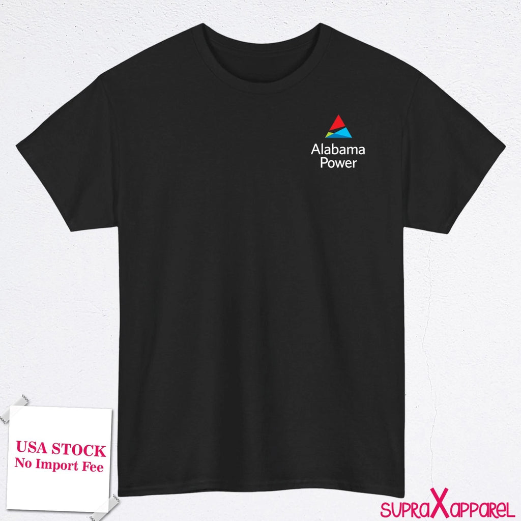 Alabama Power Foundation Logo Mens T-Shirt Cotton Graphic Tee Made in USA S-5XL