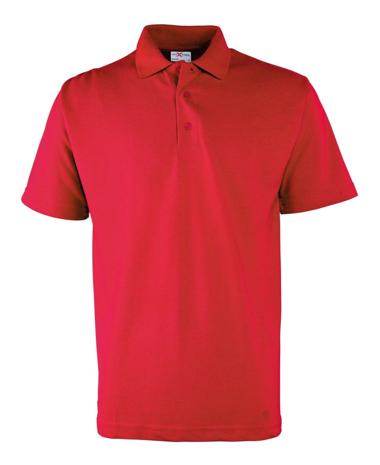Mens or older boys tennager  RED polo shirt size medium RX100 NEW Work Casual