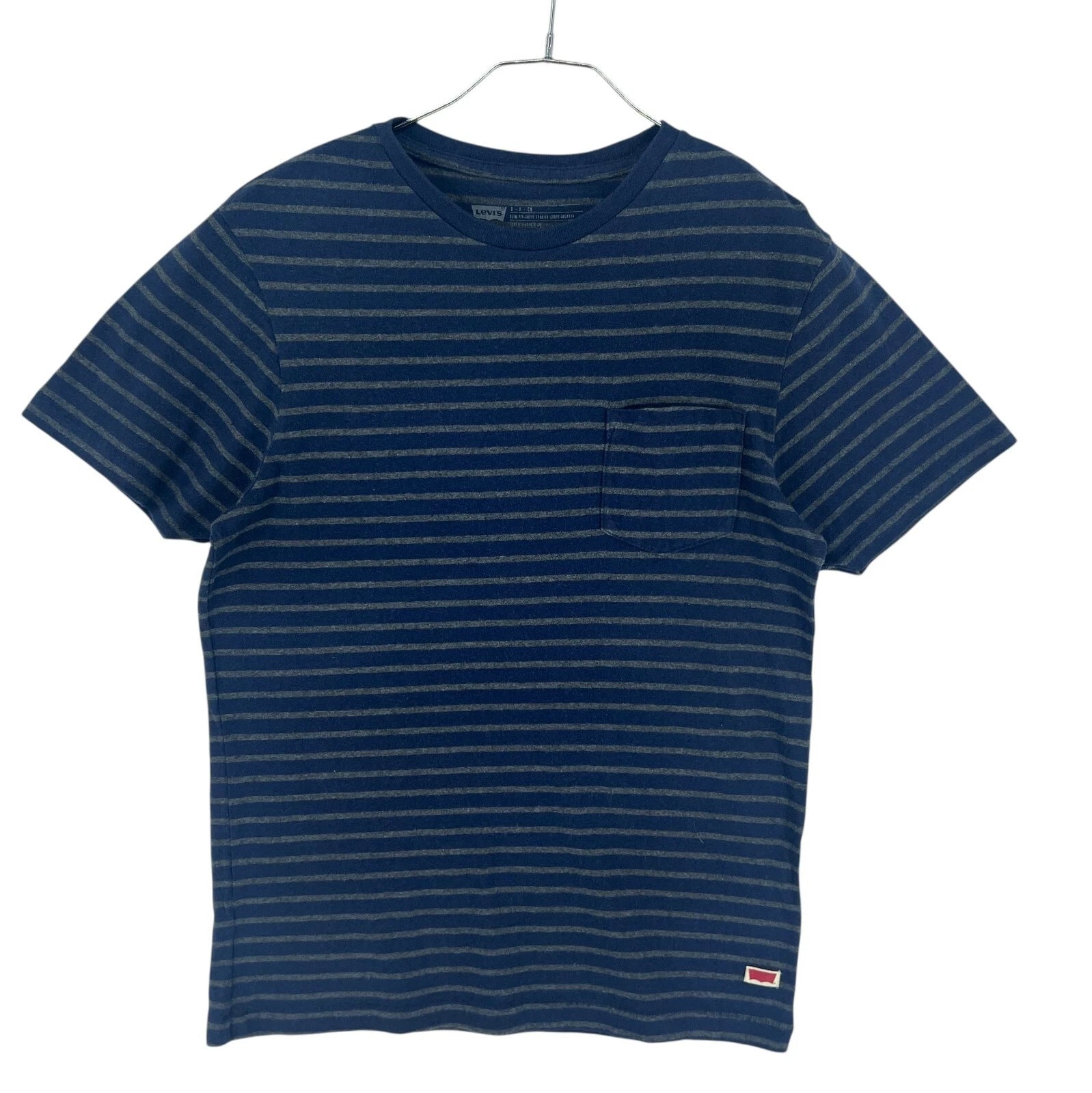 Levi's Mens Slim Fit Dark Blue Round Neck T-Shirt Size S