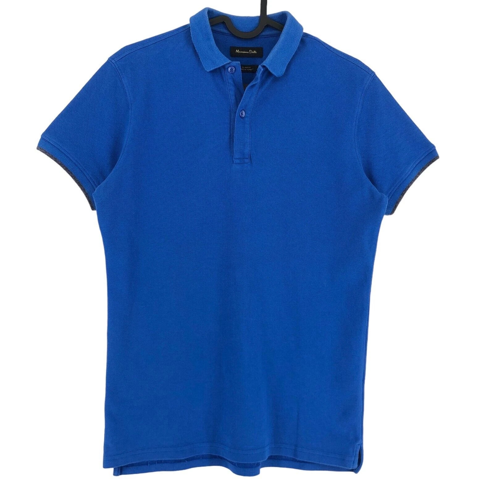 MASSIMO DUTTI Polo T-Shirt Slim Fit Mens Size S