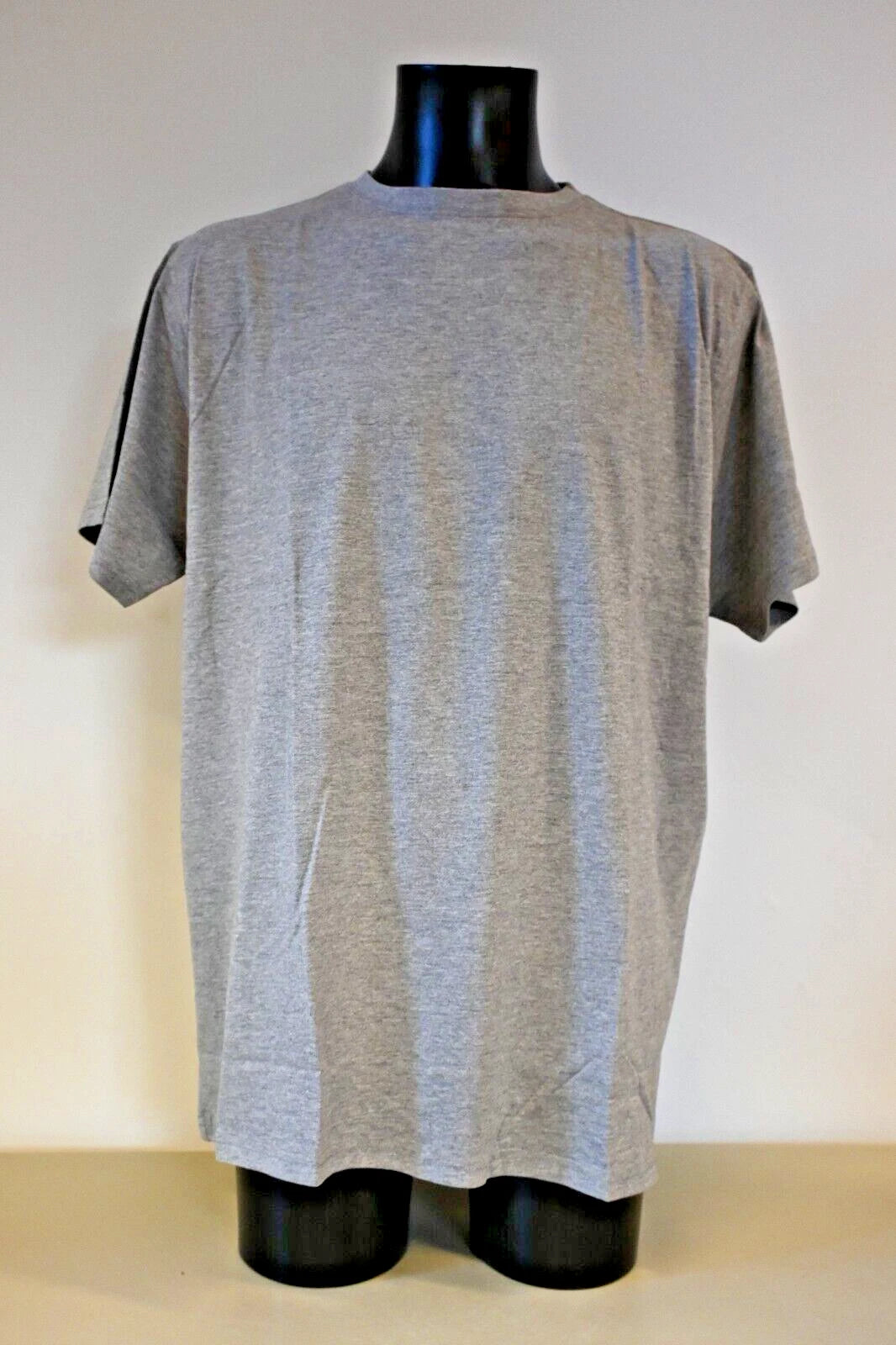 Unisex Plain Cotton Grey NEW Tee - 3XL -  (B21)