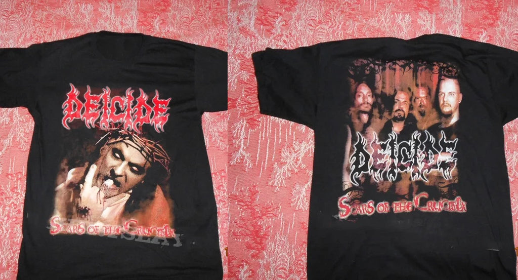 Deicide - Scars Of The Crucifix Unisex Classic Reprint T-shirt All sizes L156