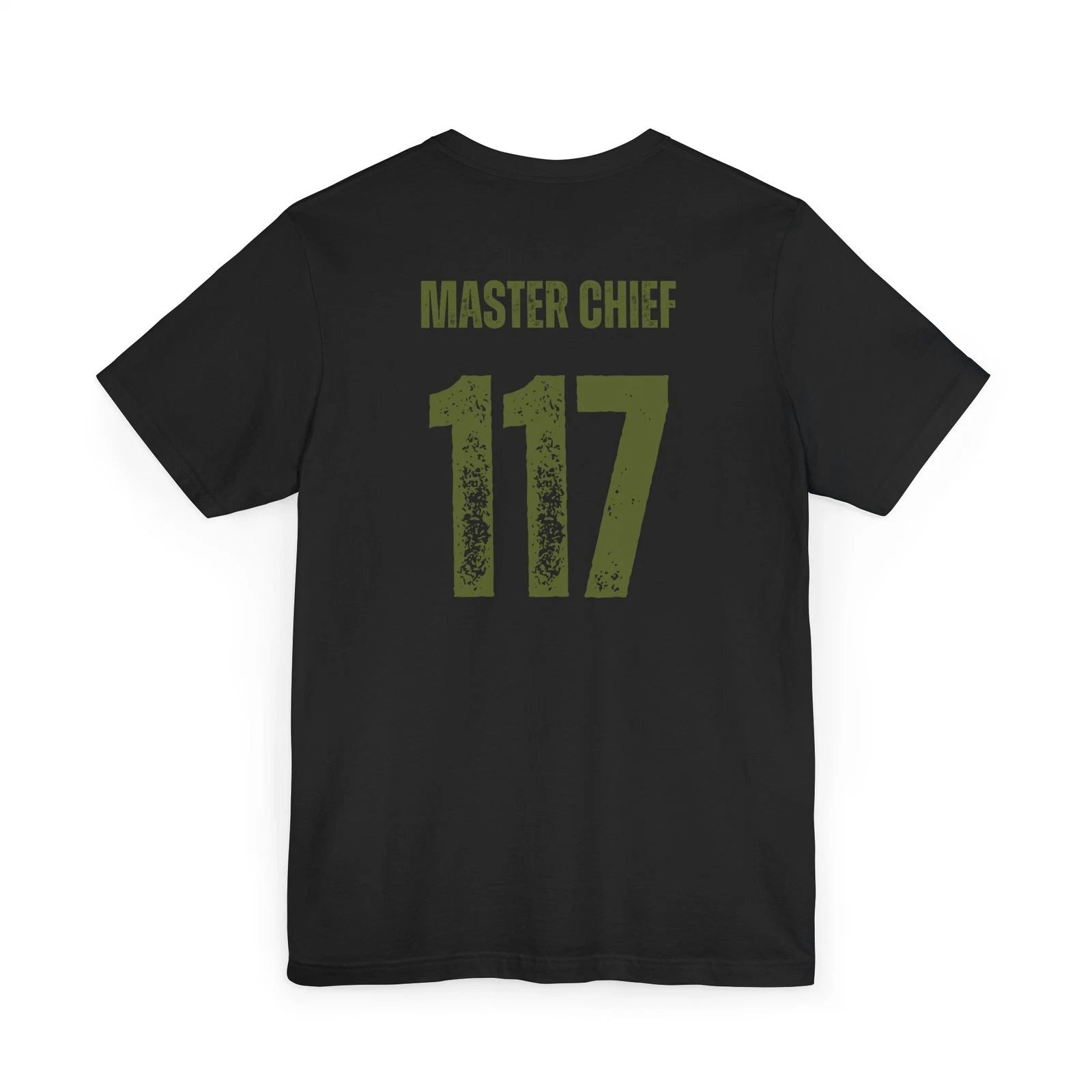 Master Chief 117 Unisex Jersey T-Shirt, Halo Gaming Tee, Video Game Gift