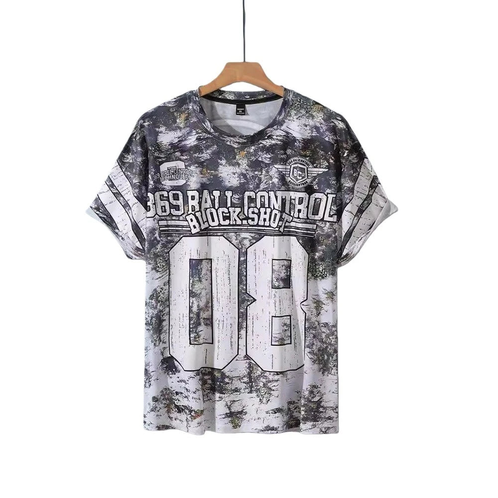 For Vacation Vintage Men's Tee Casual Summer Shirt Moderate Elasticity