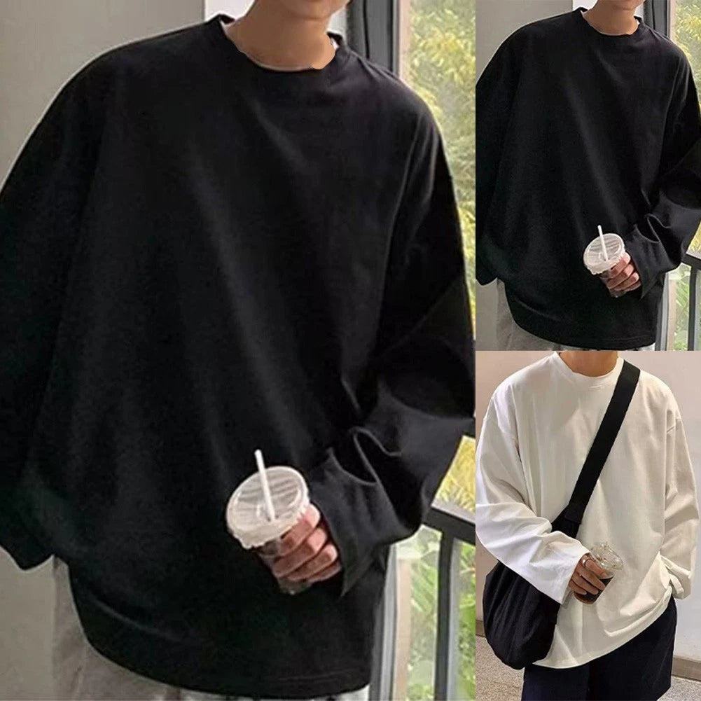 For Daily Wear Mens Pullover Round Neck Pullovers 70%Polyester+30%Spandex