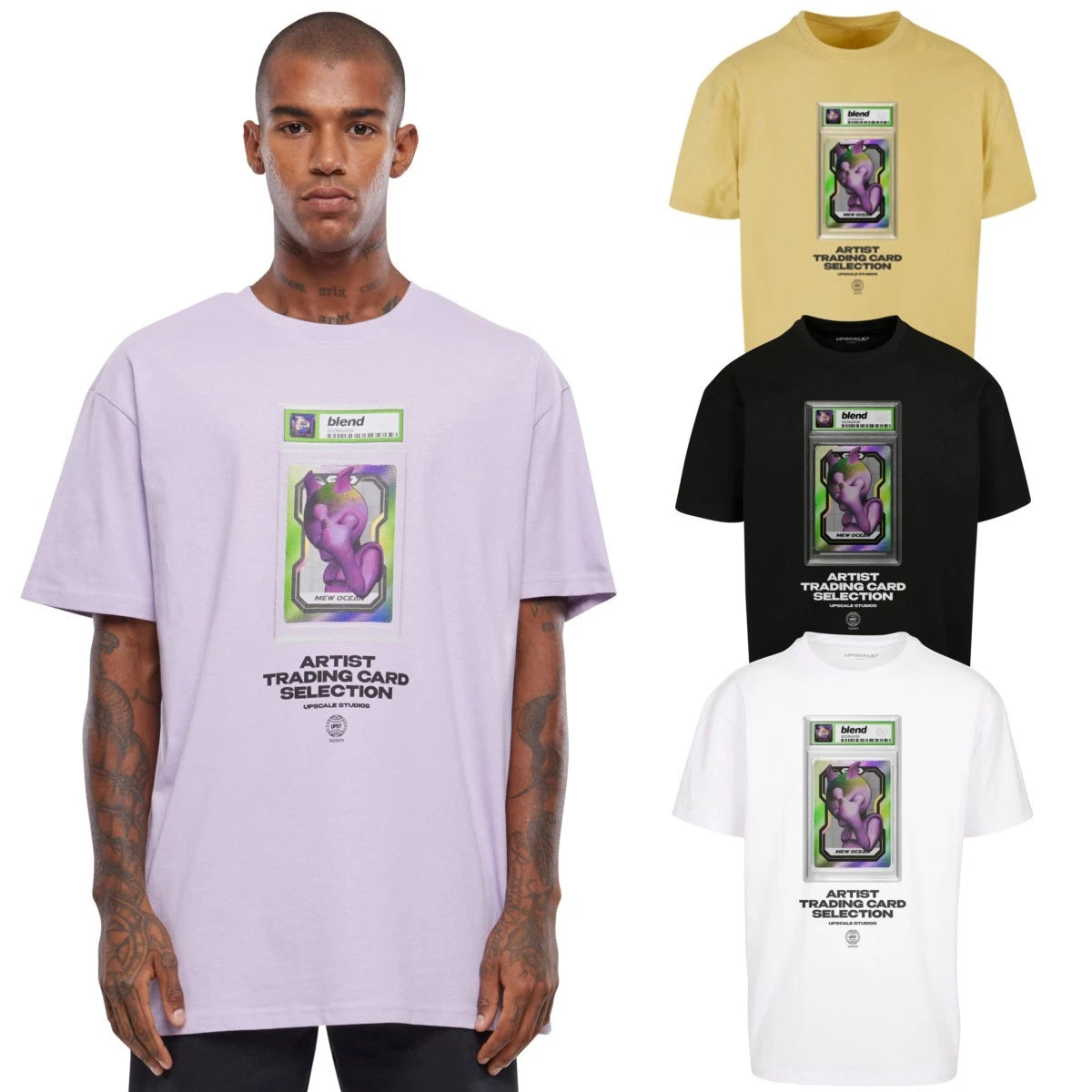 Mister Tee Blend Oversize Tee Unisex Printed Cotton Jersey T-Shirt TC