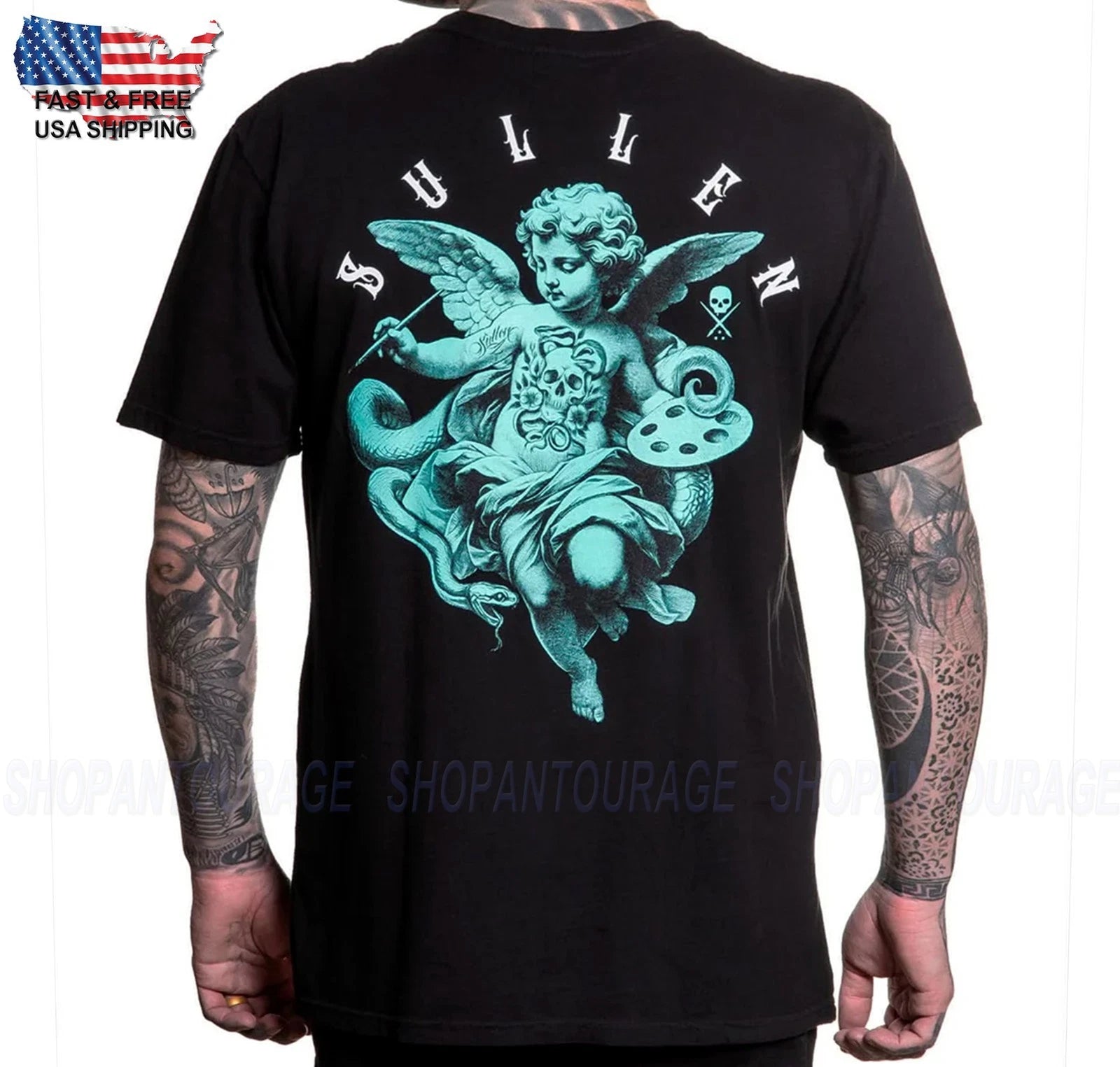 Sullen Art Collective Once Bitten Premium SCM7988 T-Shirt Per Uomo