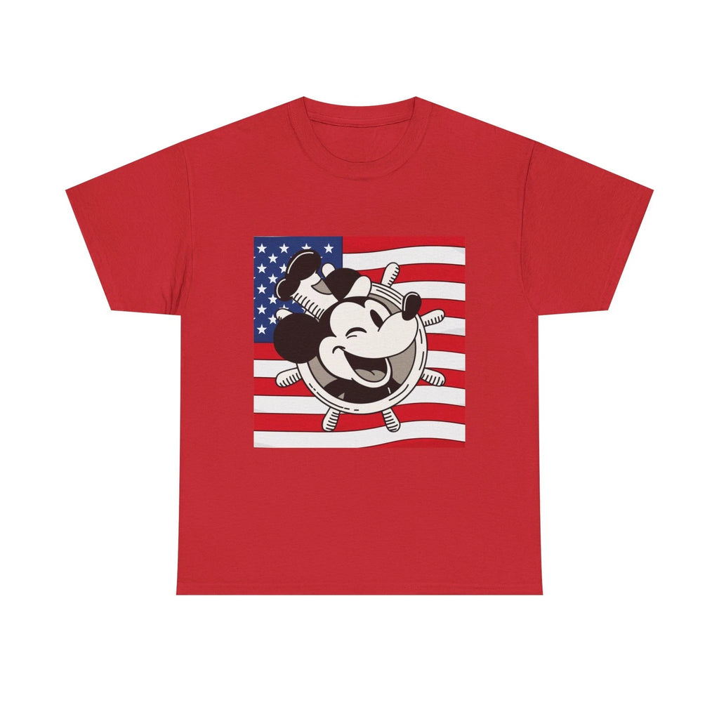 Steamboat Willie Tee and Shirt, July 4th Tee, Independence Day, 250 America Tee