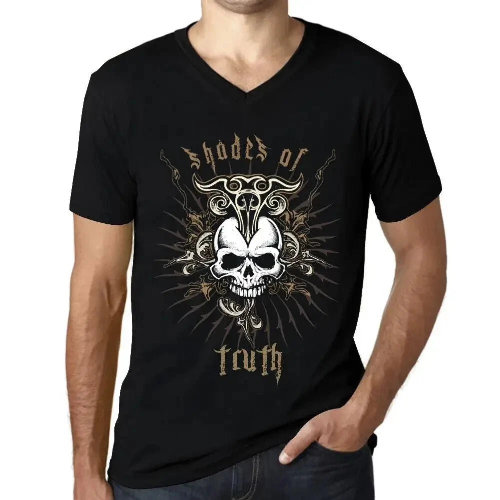 Men's Graphic T-Shirt V Neck Shades Of Truth Eco-Friendly Limited Edition