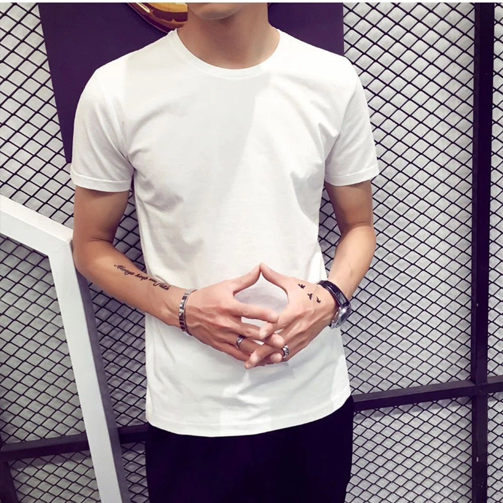 Men's Stylish Casual T Shirt Loose Oversized Fit for Spring and Summer