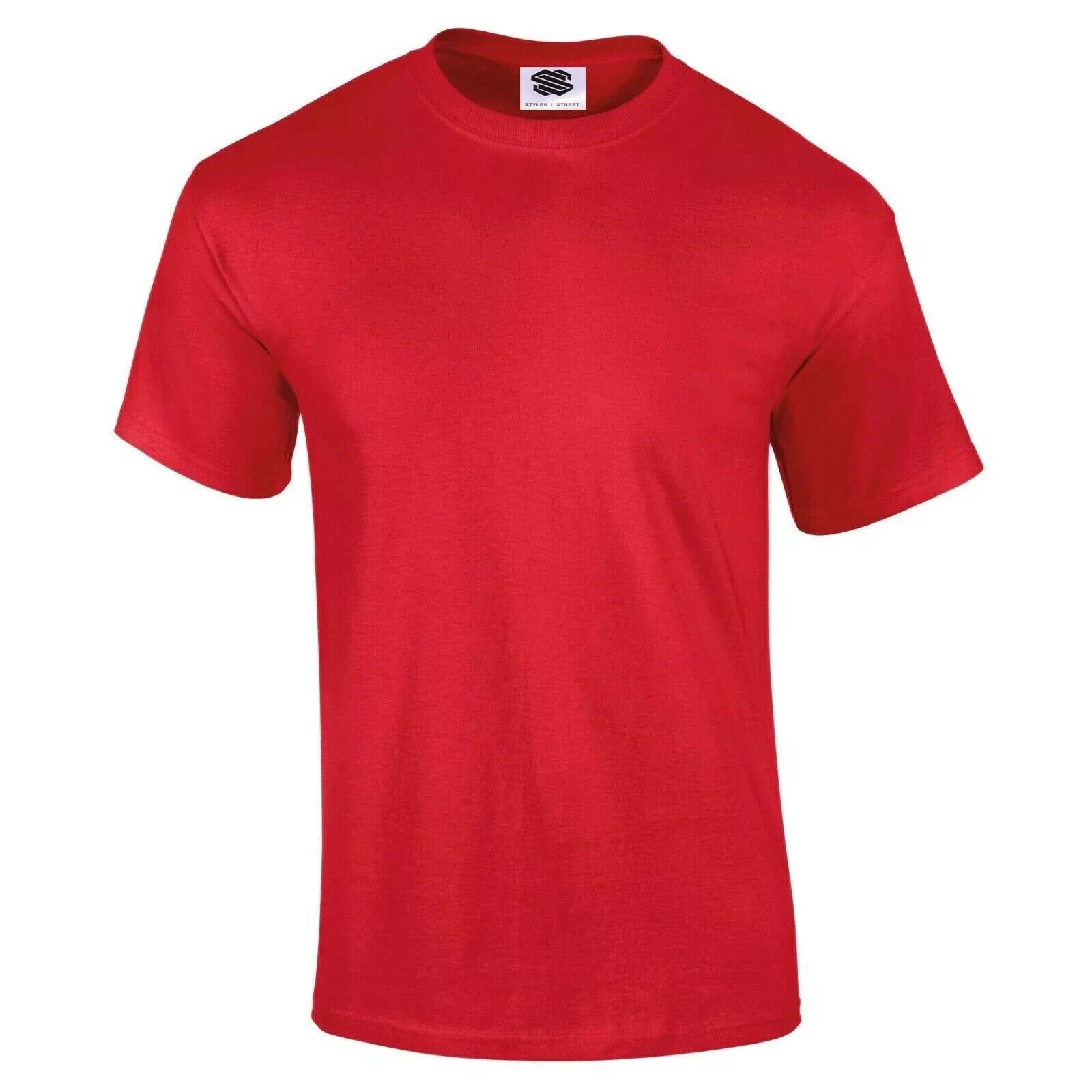 Men's plain  T Shirts 100% Cotton Summer Short Sleeve.