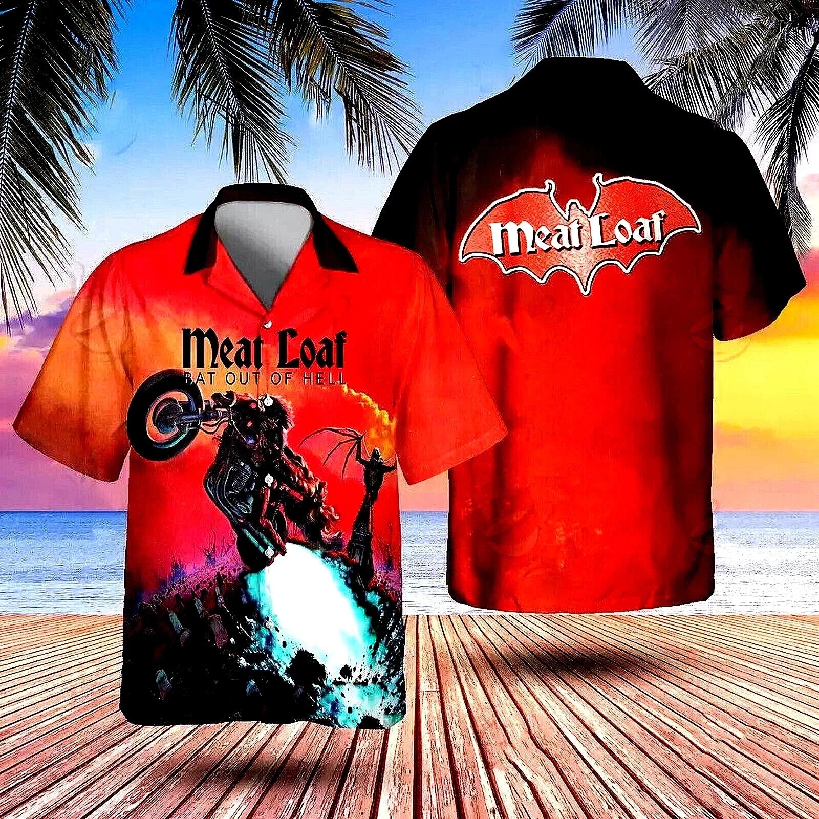 Meat Loaf First Album Hawaiian Shirt Size S-5XL UM521