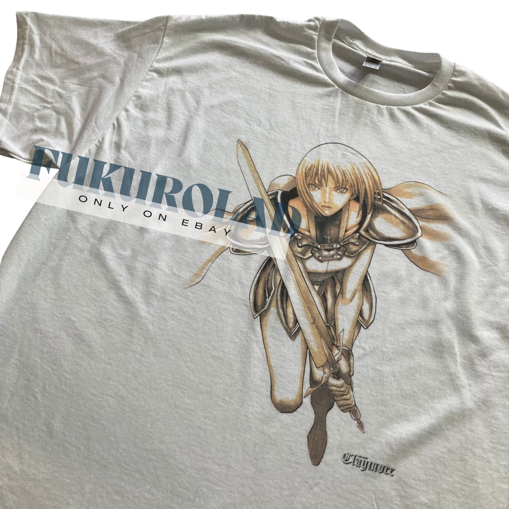 CLAYMORE CLARE Japanese dark fantasy manga T-SHIRT - GILDAN - HIGH QUALITY PRINT