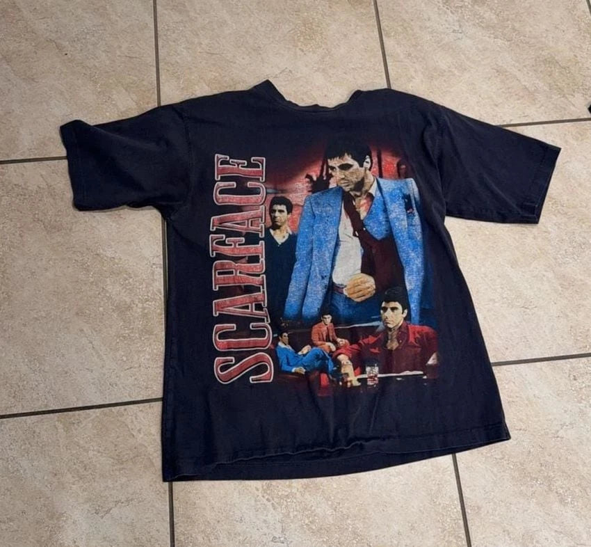 Marino Morwood Scarface Tony Montana Graphic T-Shirt