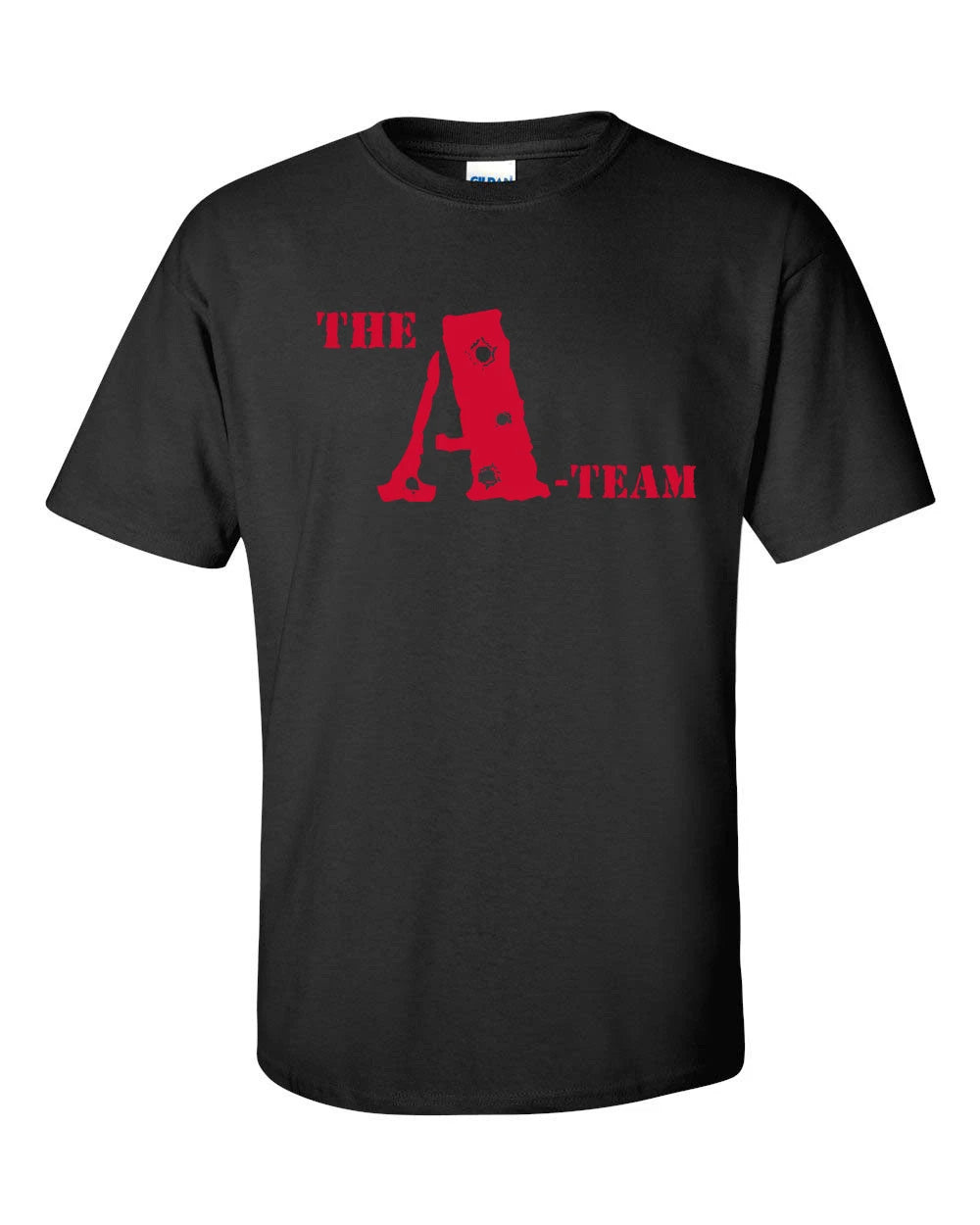 The A Team Retro TV Series Mr. T WORDS ONLY Men'sTee Shirt 806