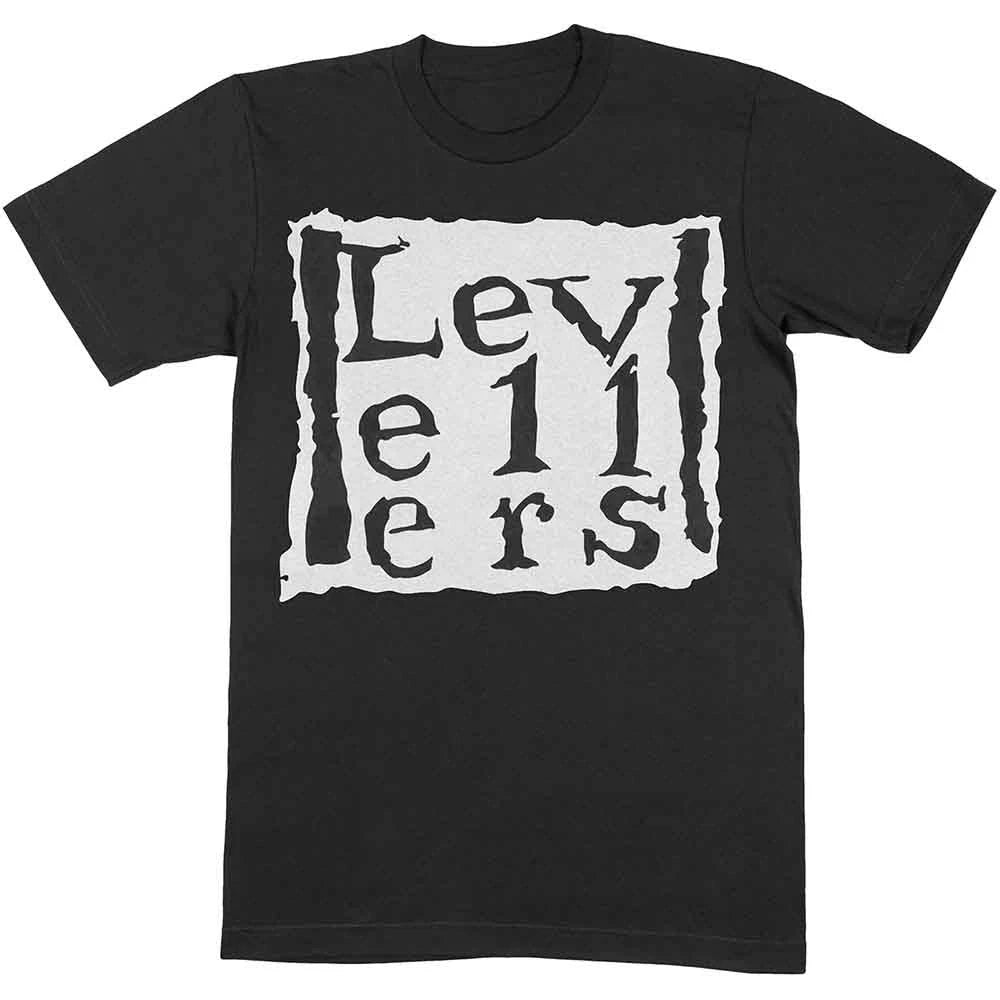 Levellers T Shirt Classic Band Logo new Official Mens Black
