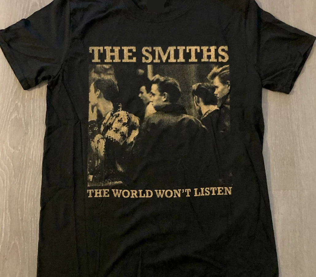 The smiths the world world won't listed T-Shirt All Size