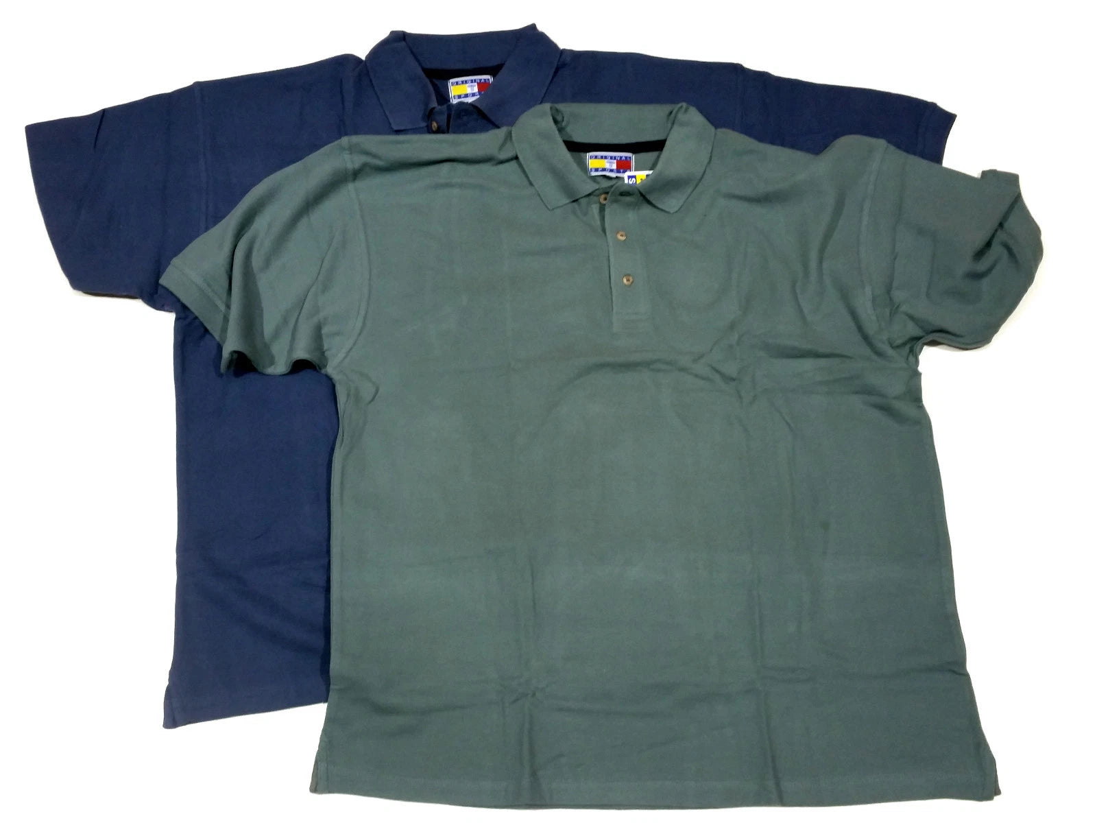 Mens Cotton Button Down Short Sleeved Polo Shirt Top Big Size XXL XXXL XXXXL