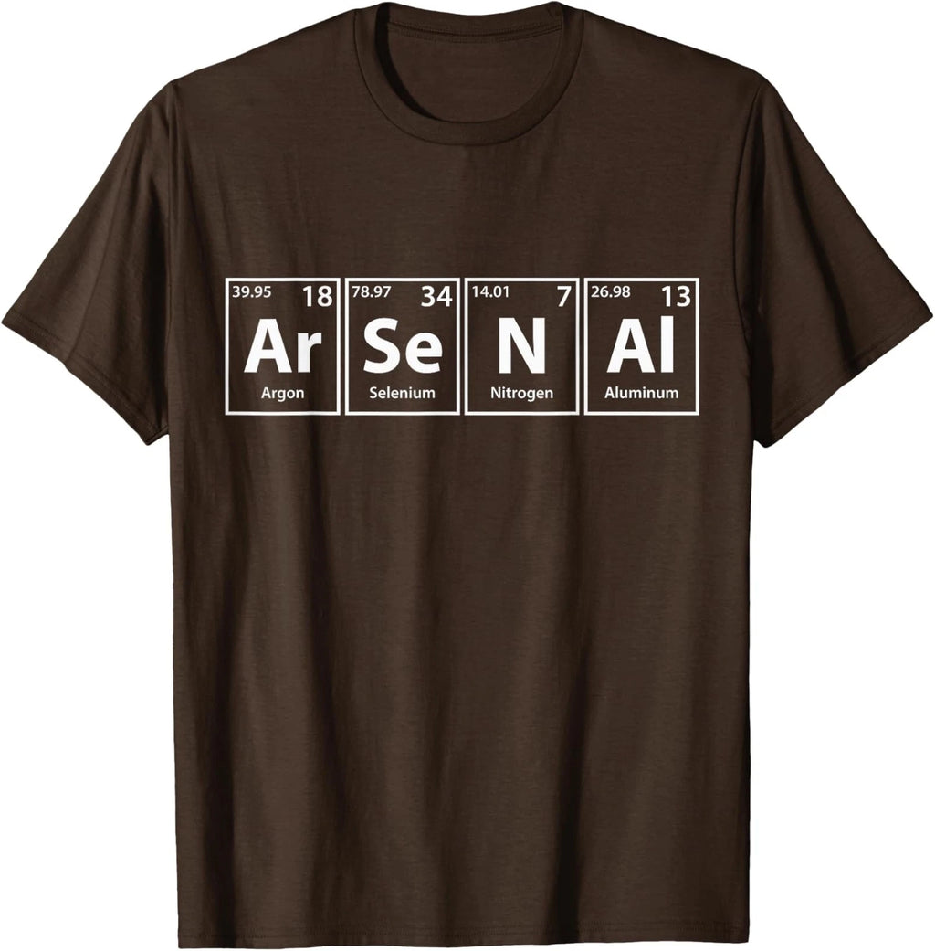 Arsenal (Ar-Se-N-Al) Periodic Table Elements Fun Unisex T-Shirt