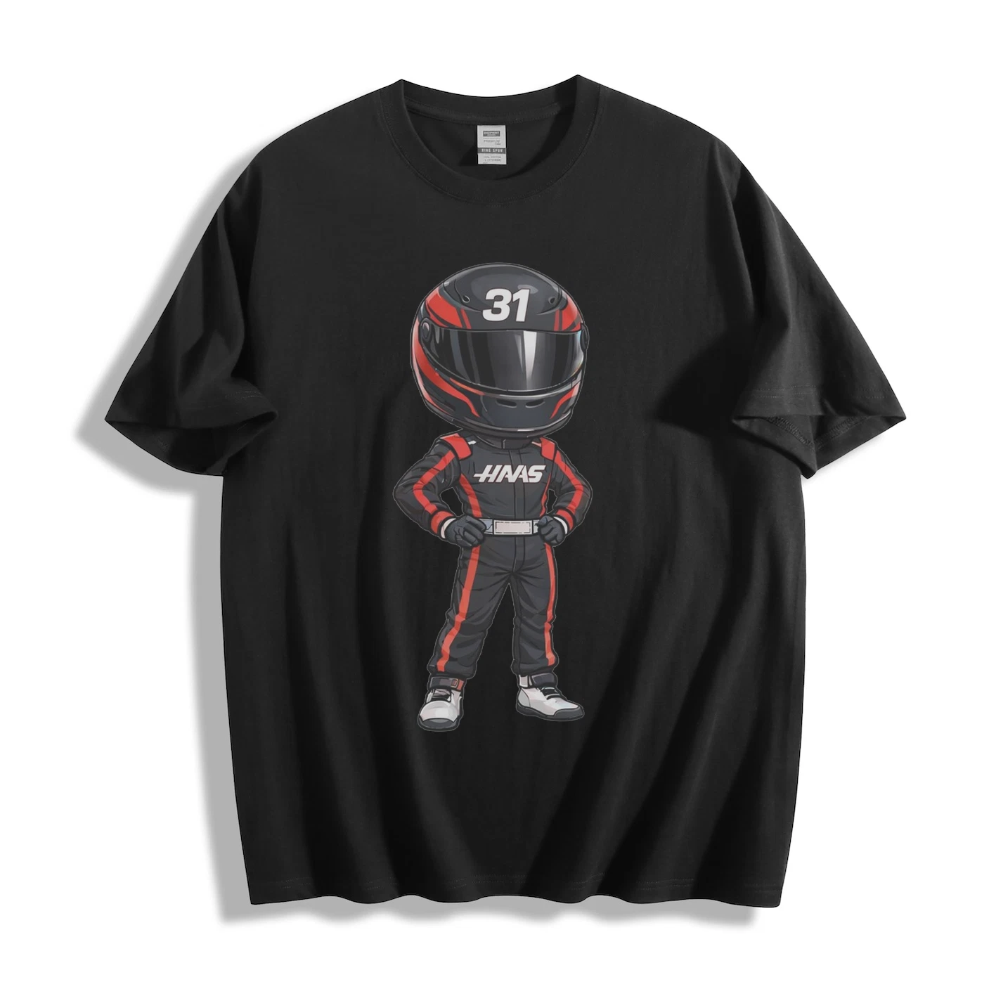 Gender-Neutral Haas F1 Driver #31 Graphic T-Shirt