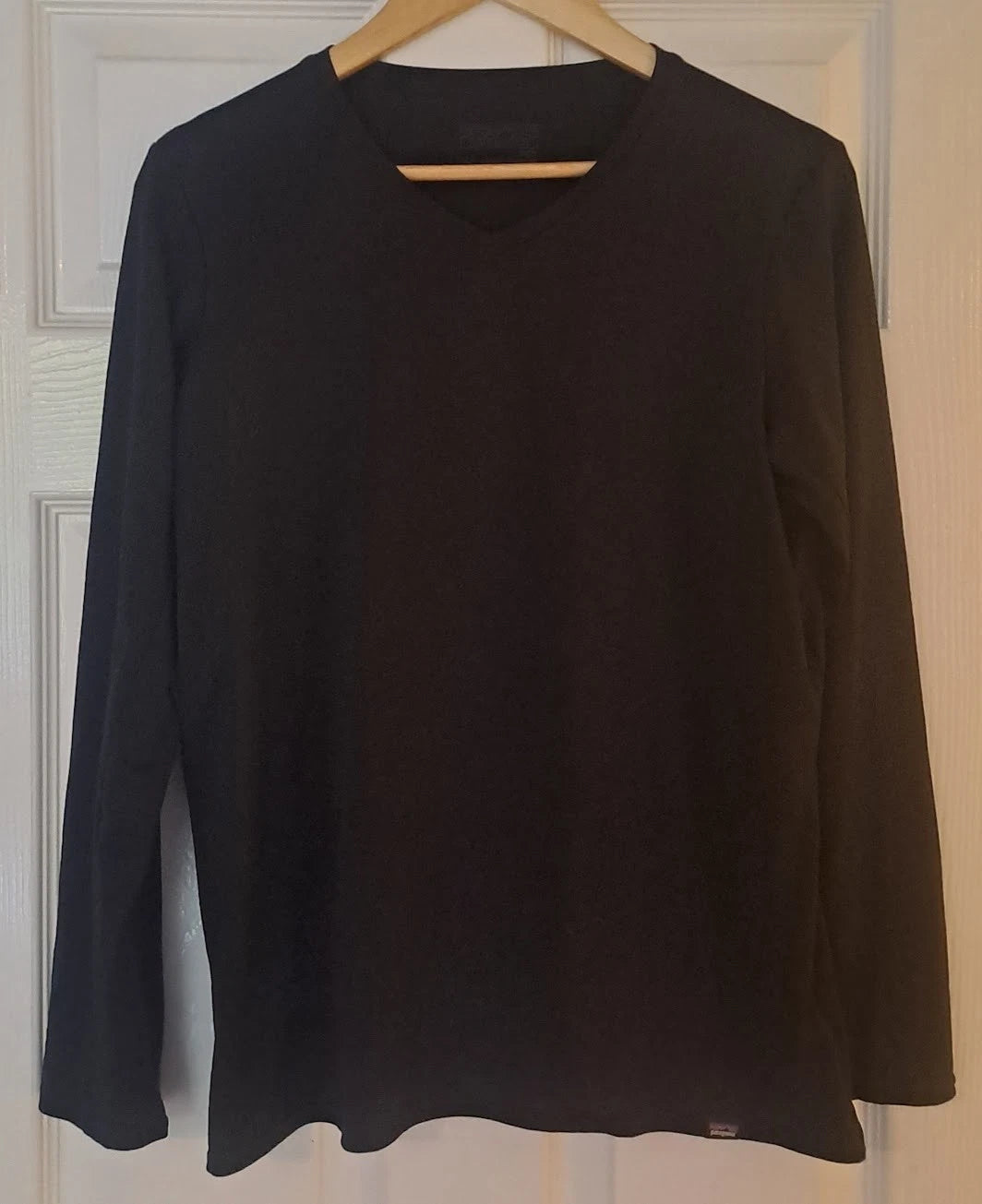 Patagonia Worn Wear Daily Capilene Baselayer Performance L/S Shirt Black Large