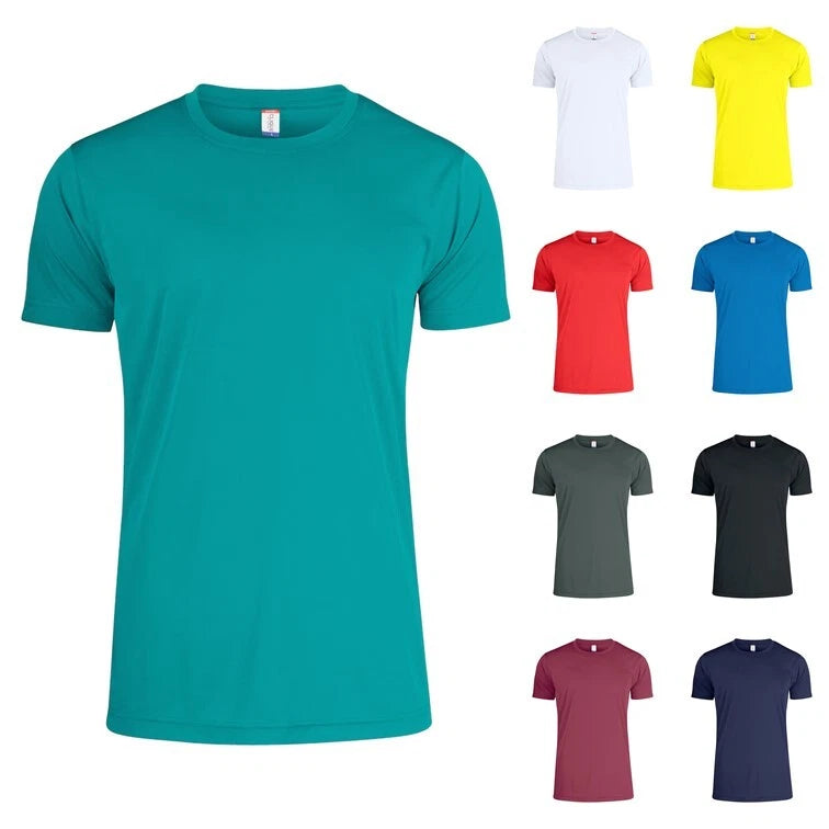 Plus Size Men's T-Shirt T-Shirt Jersey Microfiber Short Sleeve No Maxfort