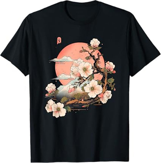 Cherry Blossom T-Shirt Cherry Blossom T-Shirt Nature Inspired Design