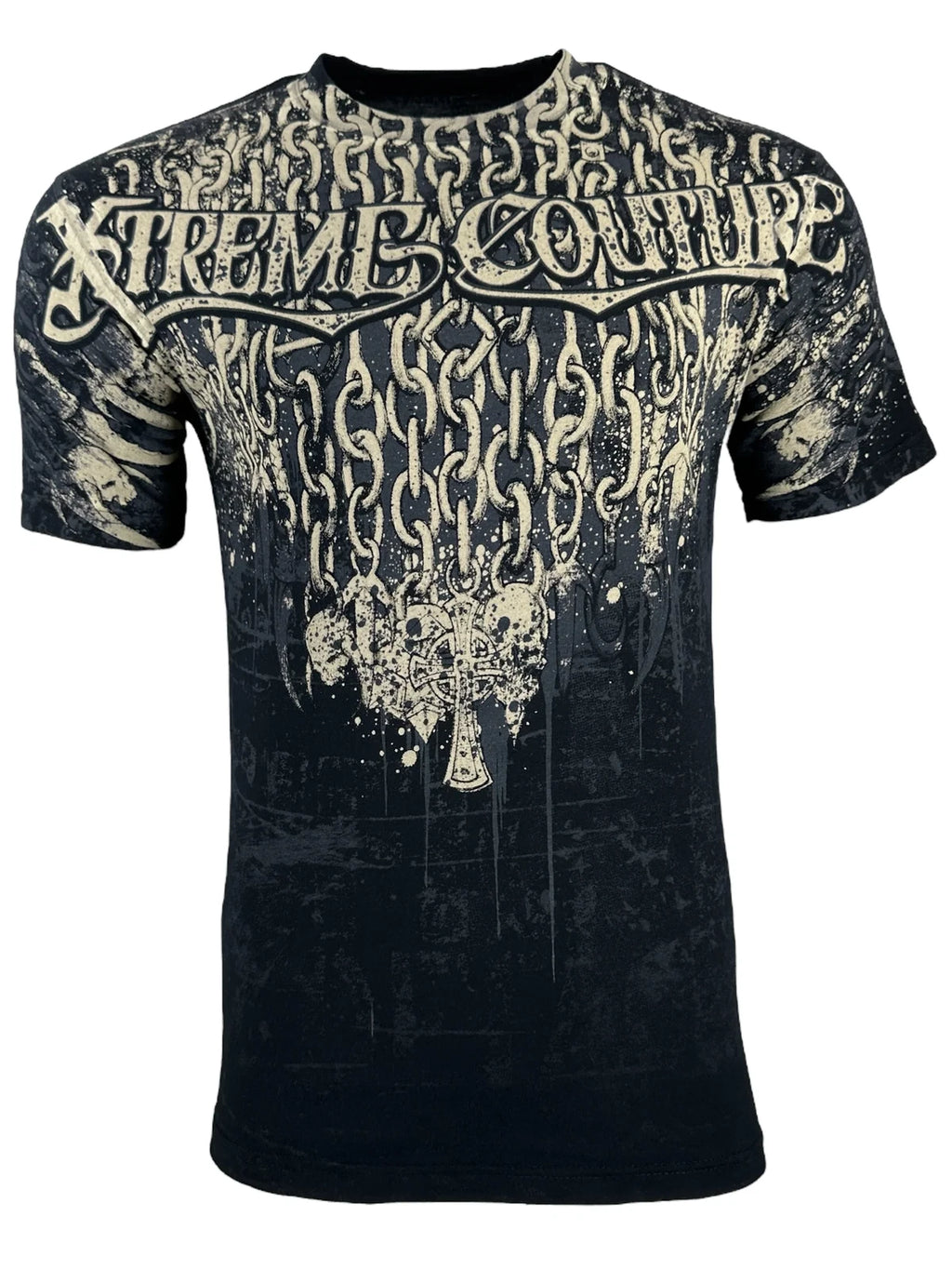 Xtreme Couture By Affliction Men's T-shirt Rebel Black Biker S-5XL