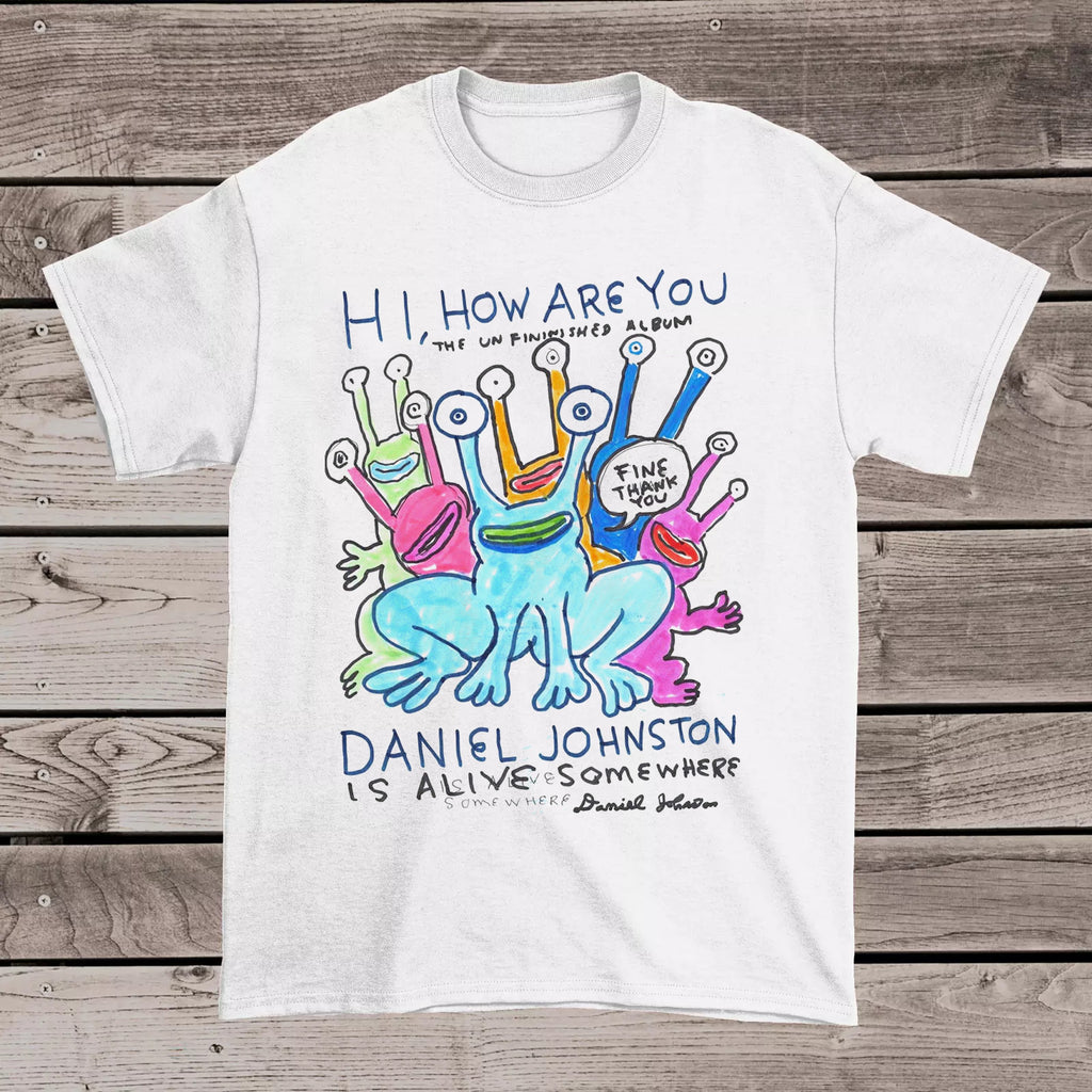 Daniel Johnston hi How Are You T Shirt Full Size S-5XL