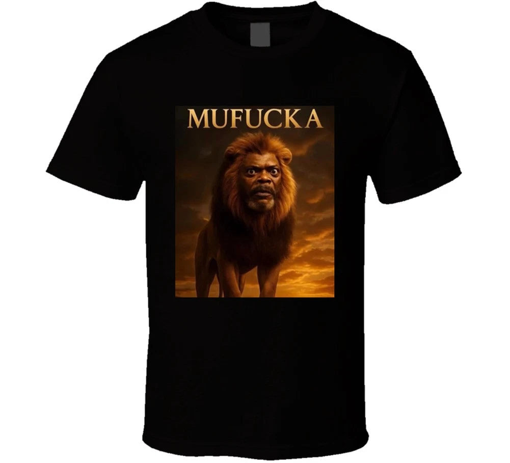 Mufucka Samuel L. Jackson Mufasa Mashup Parody T Shirt