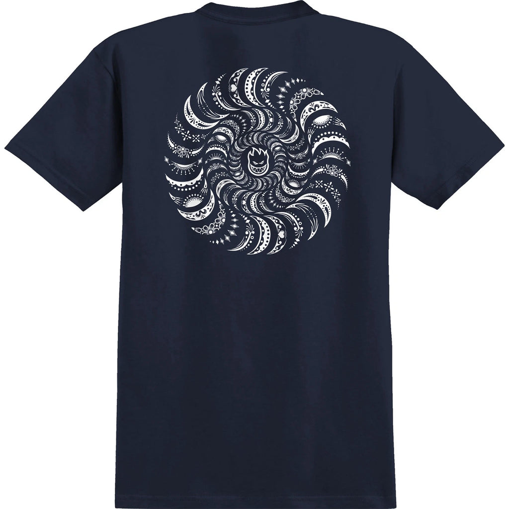 Spitfire Wheels Shirt Classic Swirl Paisley True Navy/White
