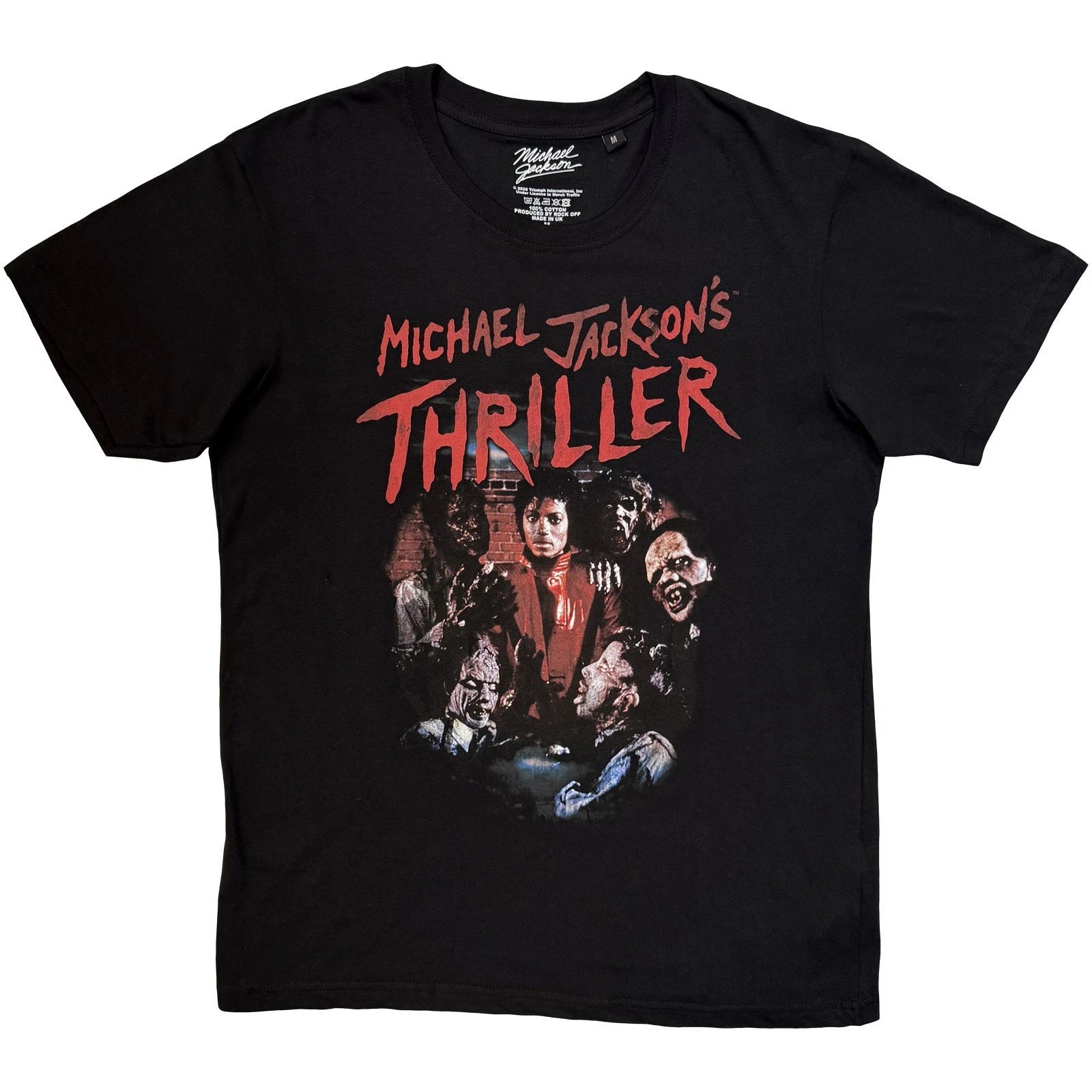 Michael Jackson Thriller Zombies Official T-Shirt Mens