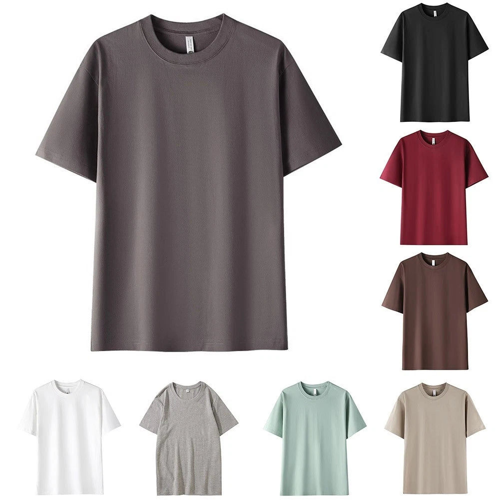 Short Sleeve Loose Fit Men's T-Shirt for Casual Daily Sports Fitness Wear