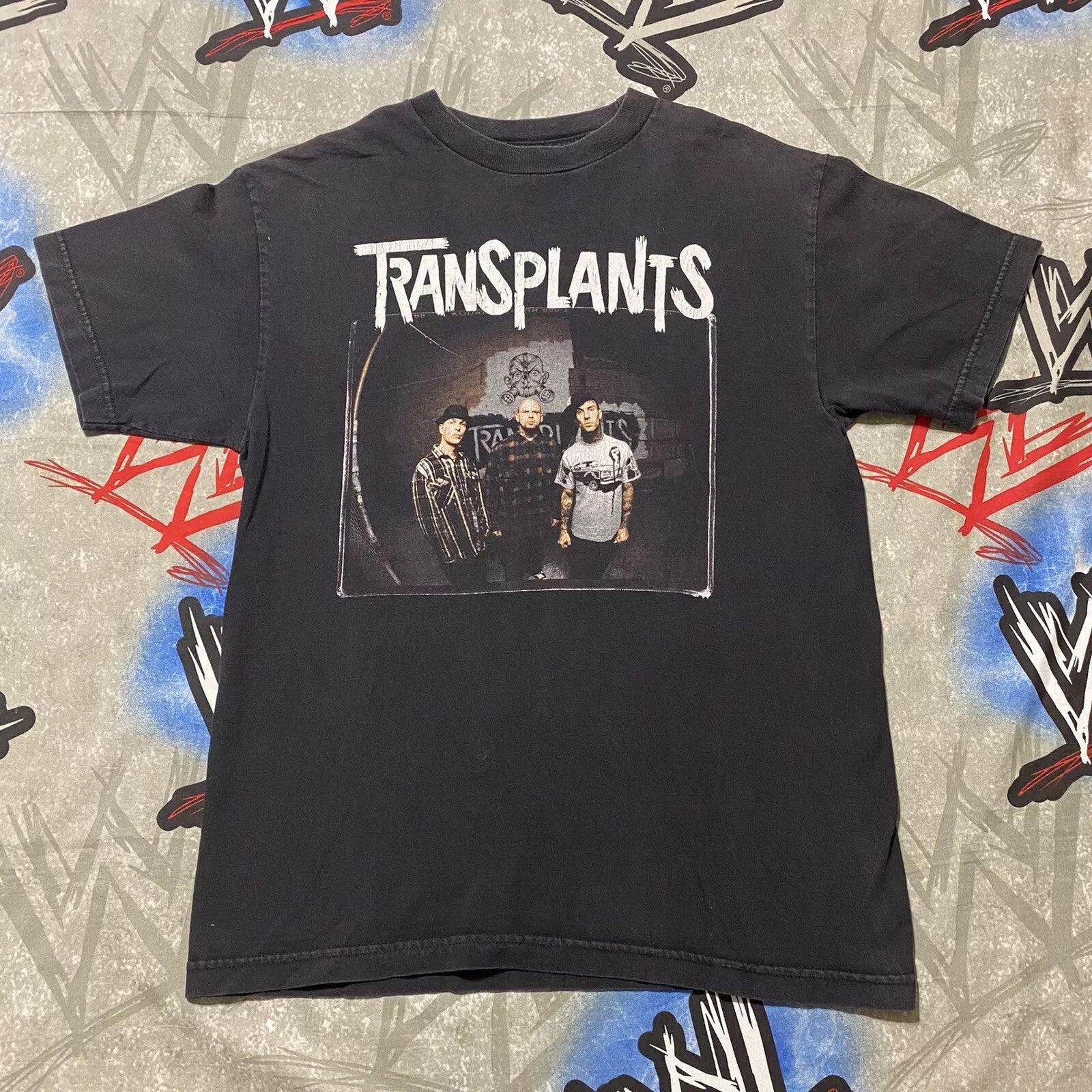 New Popular Transplants Black T-Shirt Cotton Full Size S-5XL
