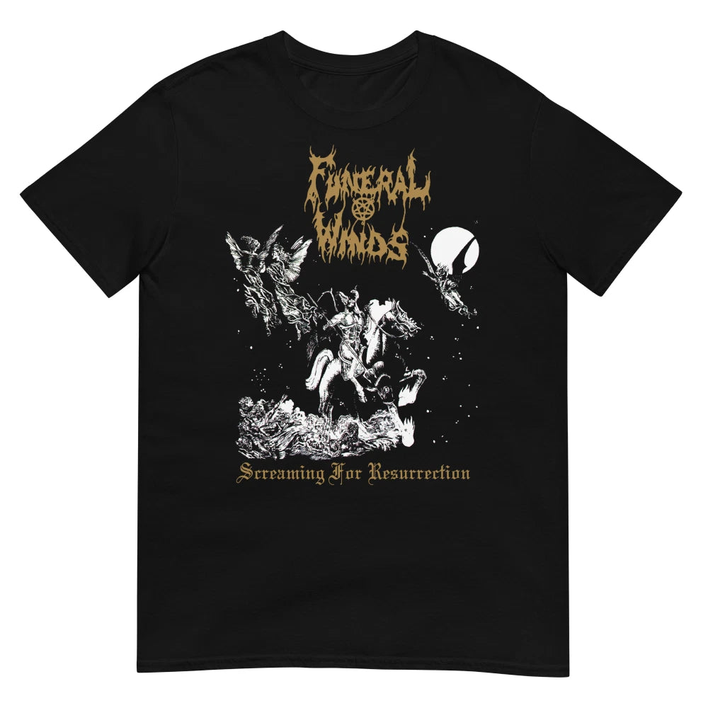 FUNERAL WINDS "Screaming For Resurrection" (One Sided) T-SHIRT
