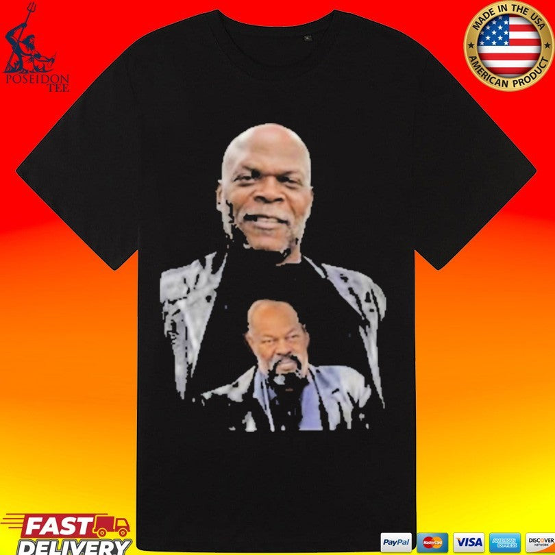 Samuel Jackson Wearing A T-shirt Of Himself T-shirt