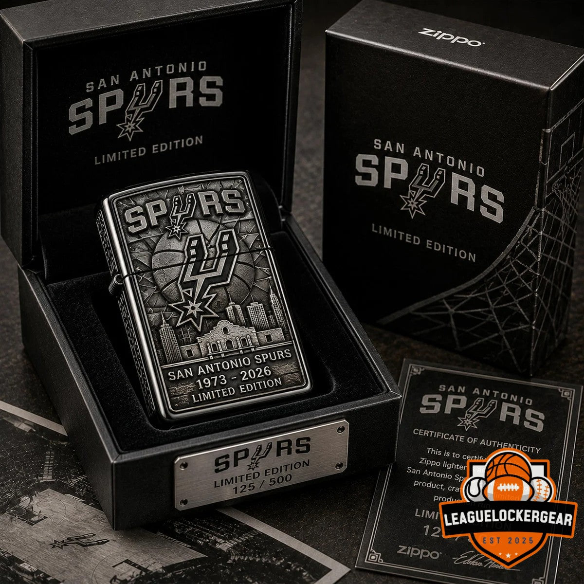 San Antonio Spurs 1973-2026 Zippo Lighter