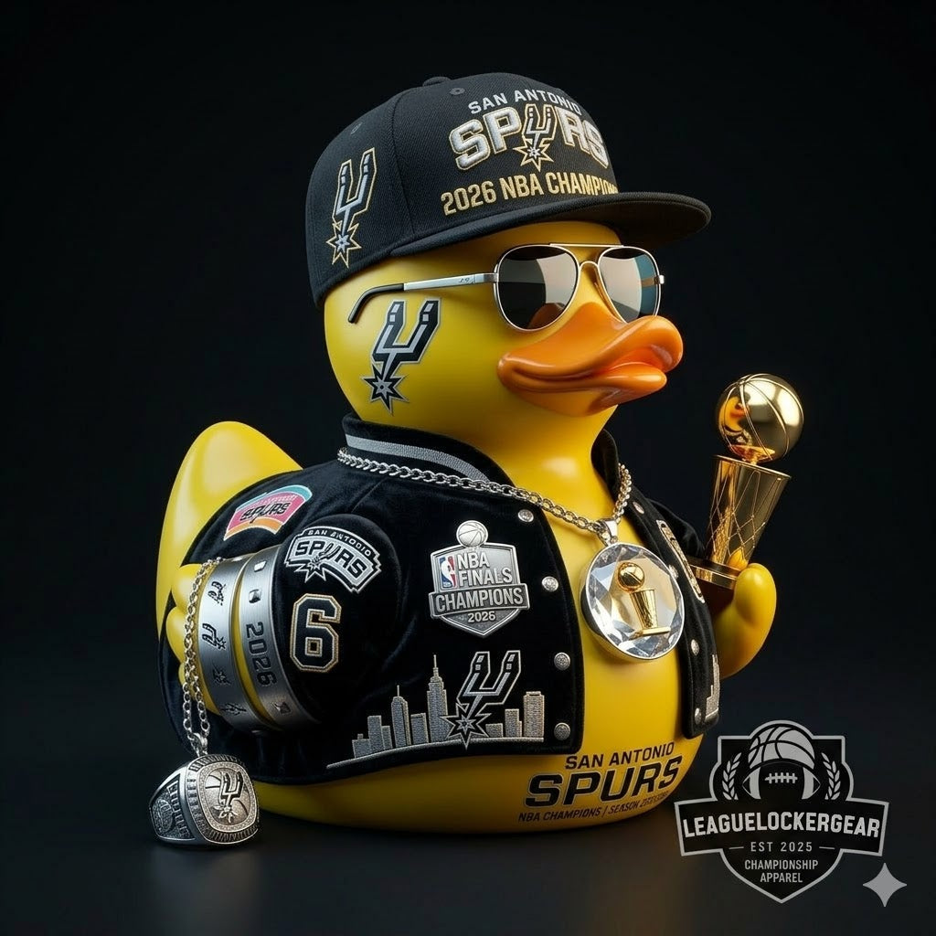 San Antonio Spurs 2026 NBA Champions Rubber Duck