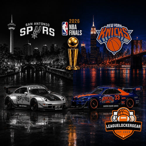 2026 NBA Finals Hot Wheels Spurs vs Knicks Diecast Collectible Cars