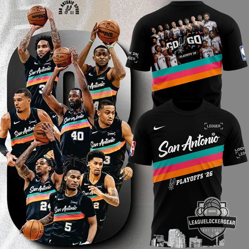 San Antonio Spurs Playoffs ’26 T-Shirt