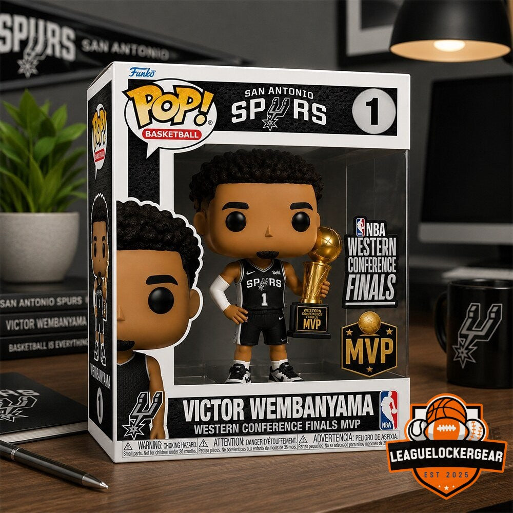 San Antonio Spurs Victor Wembanyama Western Conference Finals MVP Funko Pop Figure