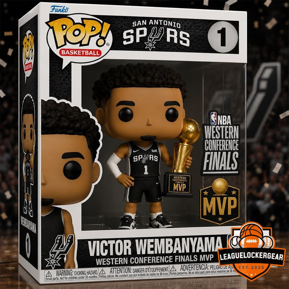 San Antonio Spurs Victor Wembanyama Western Conference Finals MVP Funko Pop Figure