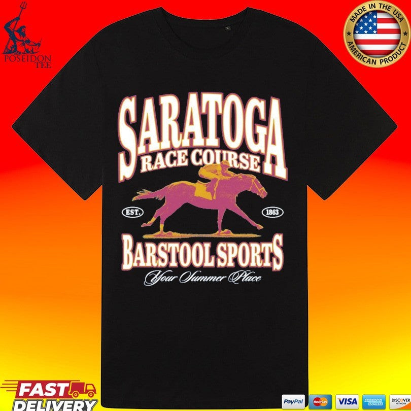 Saratoga X Barstool Sports Racecourse Your Summer Place Racing Graphic T-shirt