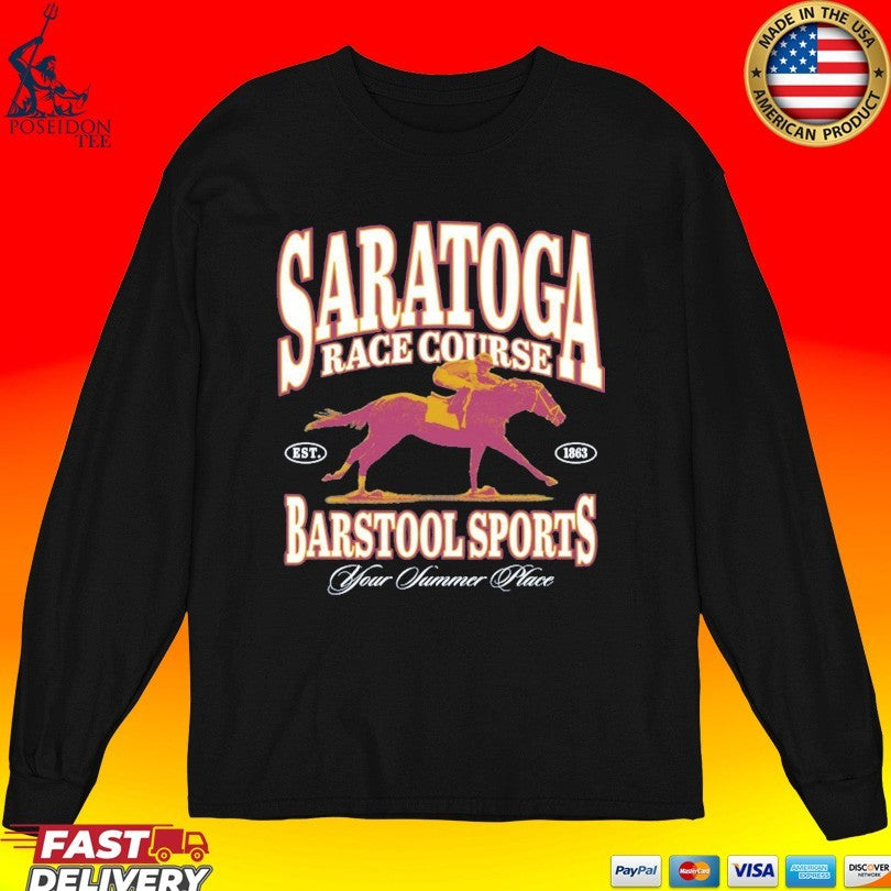Saratoga X Barstool Sports Racecourse Your Summer Place Racing Graphic T-shirt